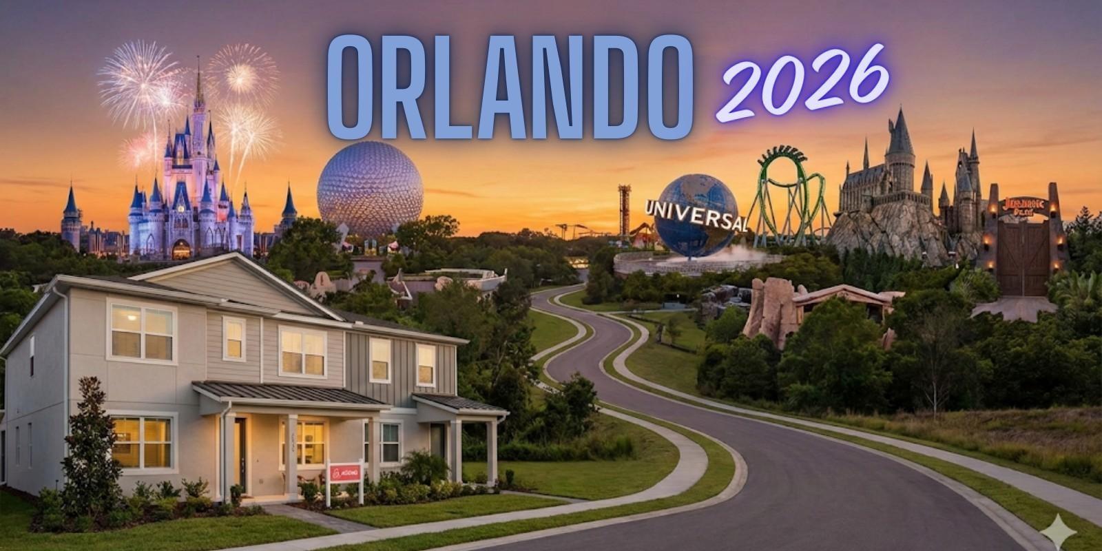 El "Boom" de Orlando🎡 2026: Por Qué las 🏡Rentas Vacacionales en Orlando Superan a la Costa🏖️